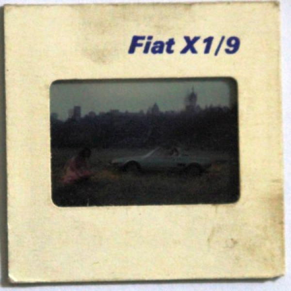 Fiat X 1/9 Advertising-Reversalfilm 1972 (3663)